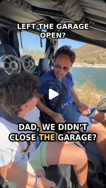 George and Vasilis in the garage-control story